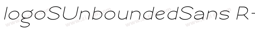 logoSUnboundedSans R字体转换